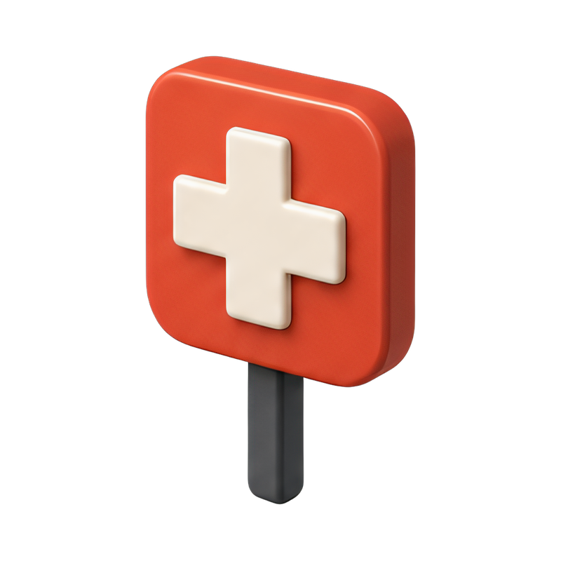 Ski Patrol Cross Sign