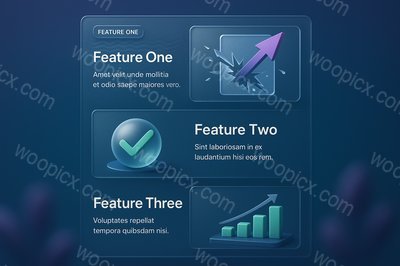 3D Web Design with Dynamic Features and Layered Composition