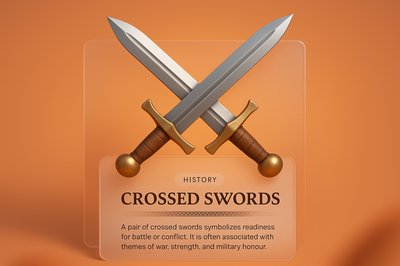 Crossed Swords Symbolizing Readiness for Battle