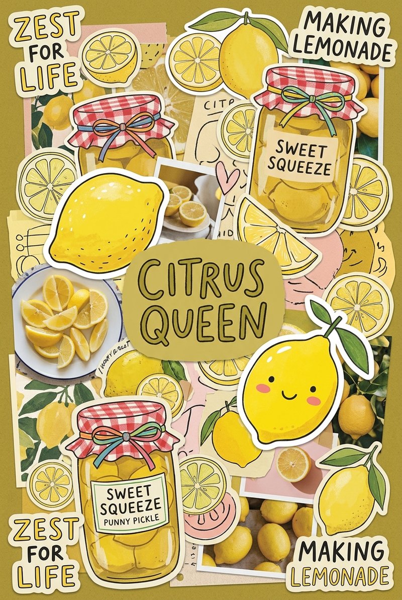 Citrus Queen lemonade design