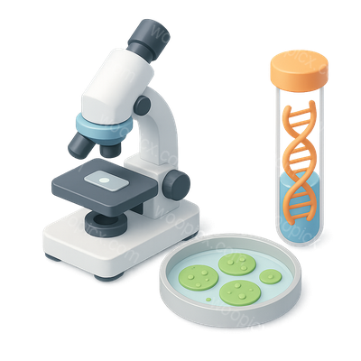 3D Icon of a Synthetic Biology Lab Equipment