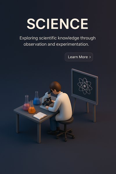 3D Scene Depicting Science Exploration and Experimentation