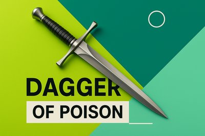 Dynamic Minimalist Dagger of Poison Design