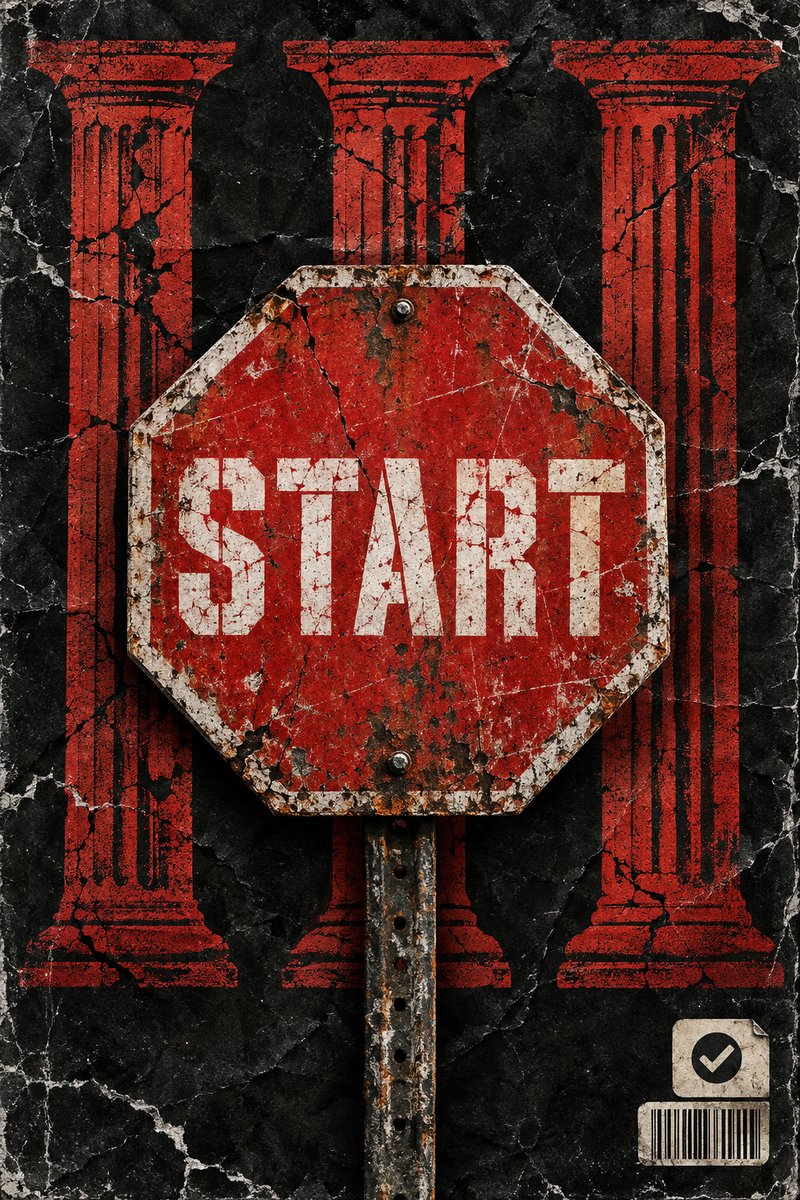 Vintage grunge road sign design
