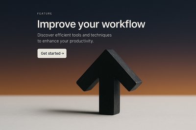 Stylish Web Design with Action Elements