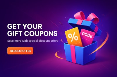 3D Gift Coupons in Dynamic Scene with Discounts