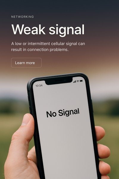 Stylish Minimalist Web Page Design with Weak Signal Theme