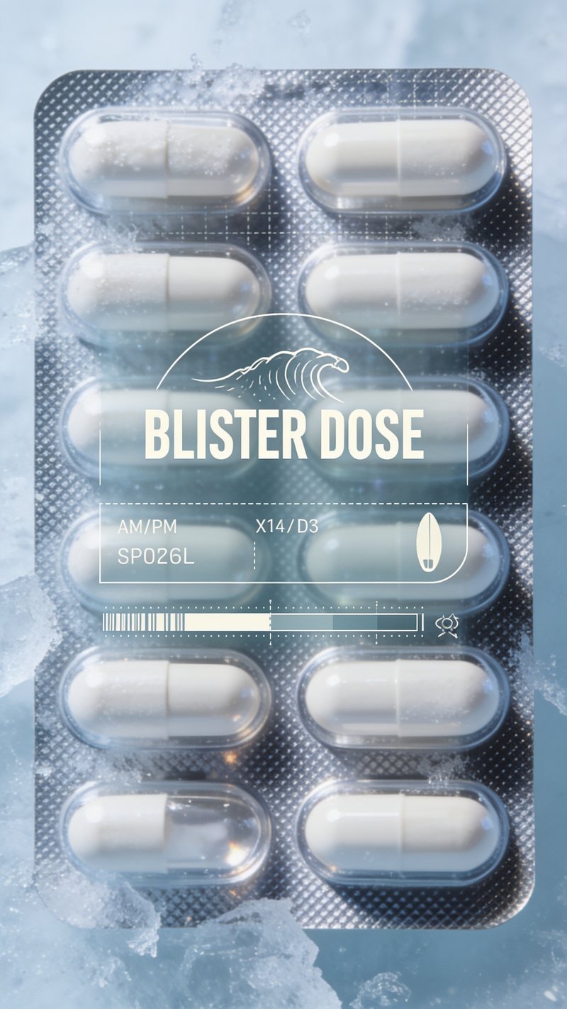 blister pack with capsules