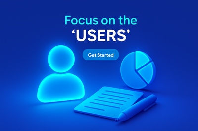 Engaging Neon Aqua Glow Composition Featuring Users and Data