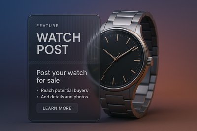 3D Web Page Design Featuring a Watch Post