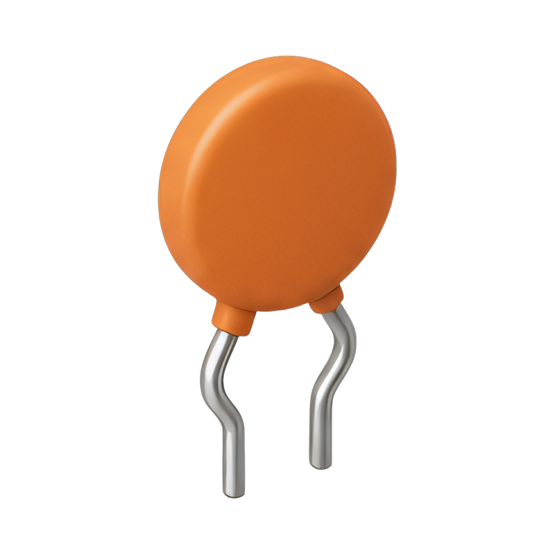 ceramic disc capacitor close-up