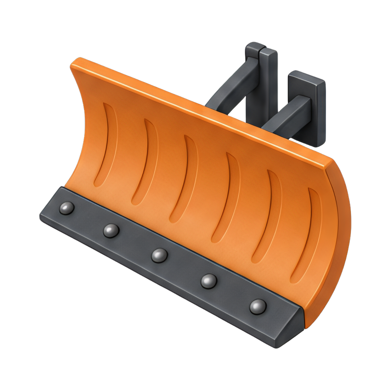 heavy-duty snow plow blade