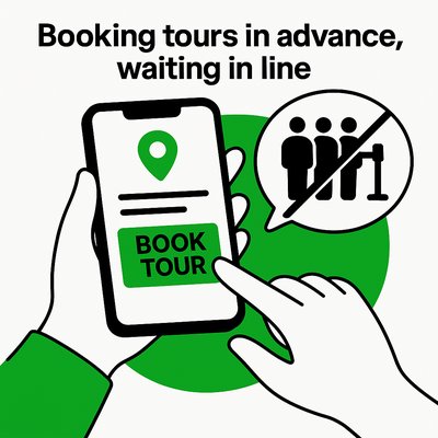 Digital Tour Booking Illustration Highlighting Convenience