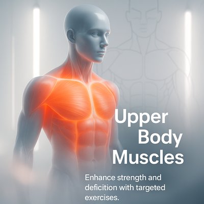 3D Visualization of Upper Body Muscles for Fitness Education