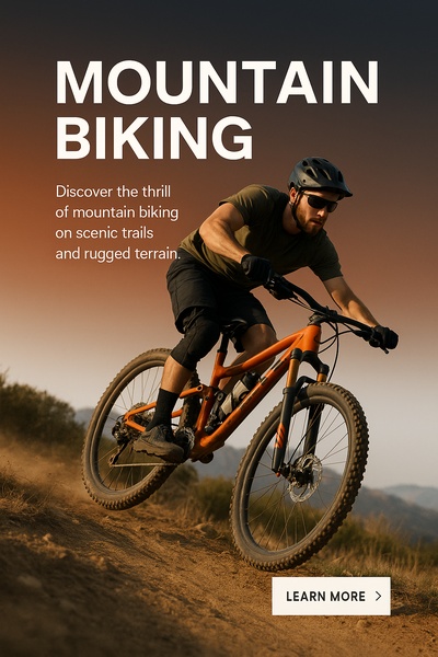 Stylish Mountain Biking Adventure on Scenic Trails
