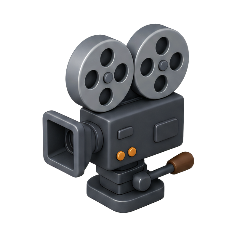 classic vintage movie camera