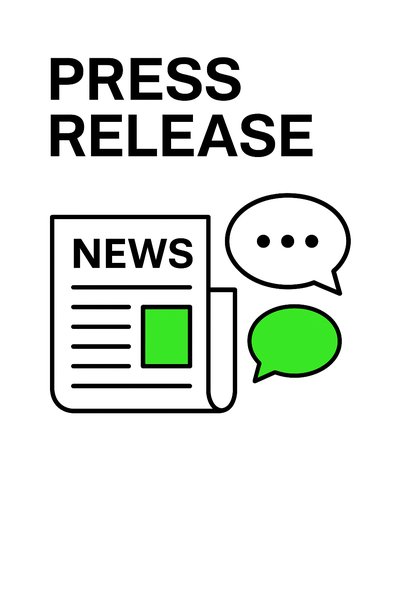 Modern Press Release Graphic with News Elements