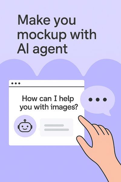 Modern Digital Mockup Featuring AI Assistance