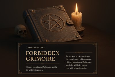 Forbidden Grimoire: Secrets of Dark Knowledge
