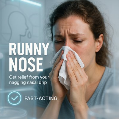 Health and Wellness Promotional Graphic for Allergy Relief