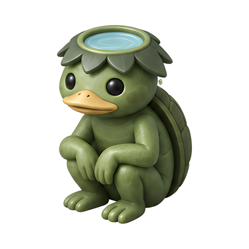 Kappa river imp figurine
