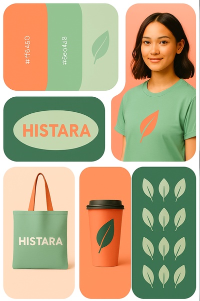 Revamped Brand Design Featuring Eco-Friendly Elements