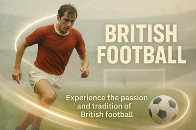 Dynamic Promotional Graphic for British Football Experience