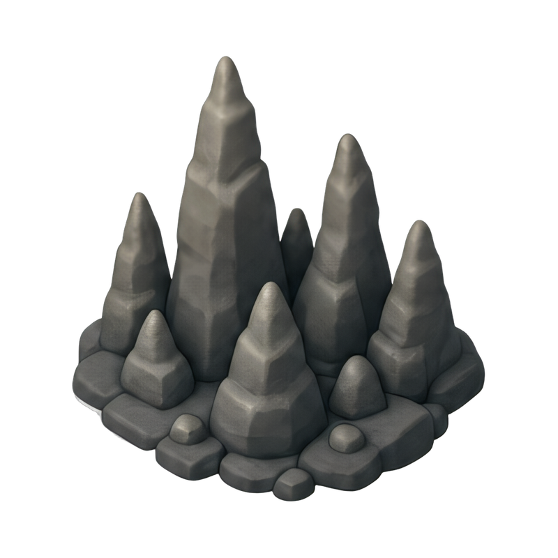 natural stalagmite formation