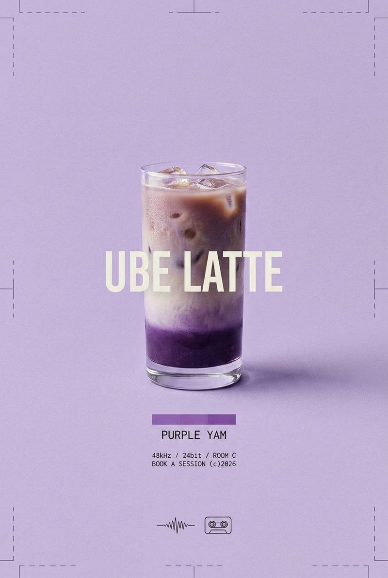 Elegant latte art design