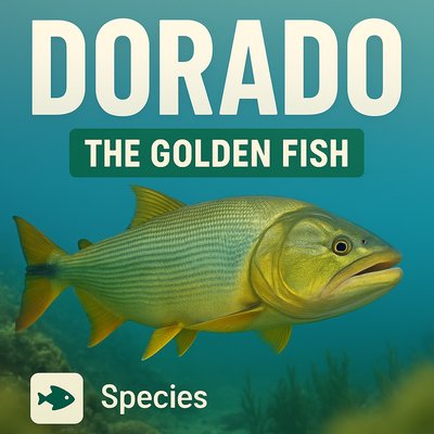 Dorado YouTube Thumbnail Design with Realistic Style