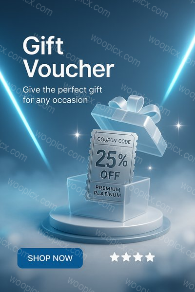 Promotional Gift Voucher Graphic for Discounts