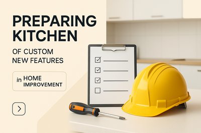 Sleek Modern Kitchen Preparation with Tools