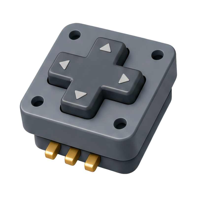 D-pad module for gaming controllers