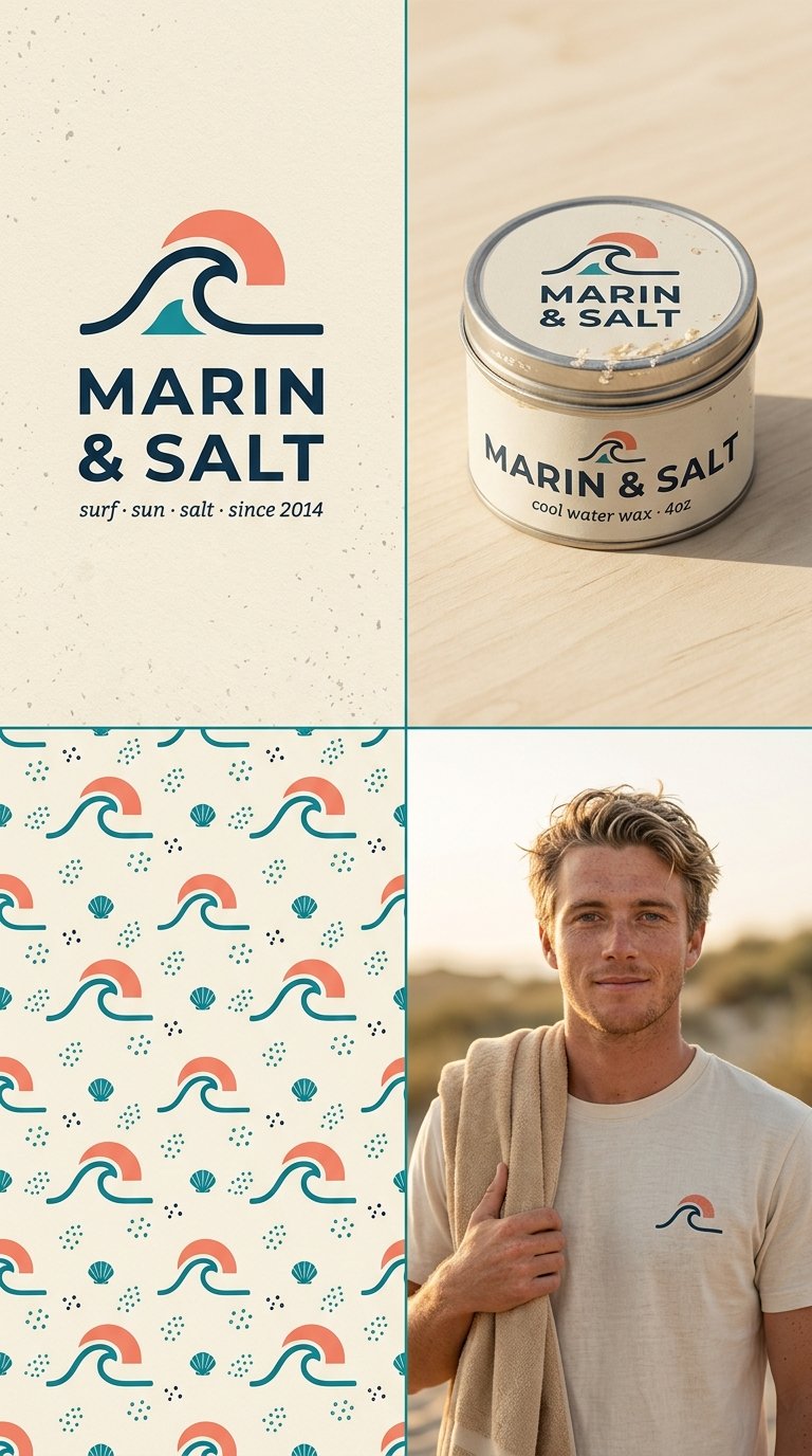 Elegant brand identity sheet