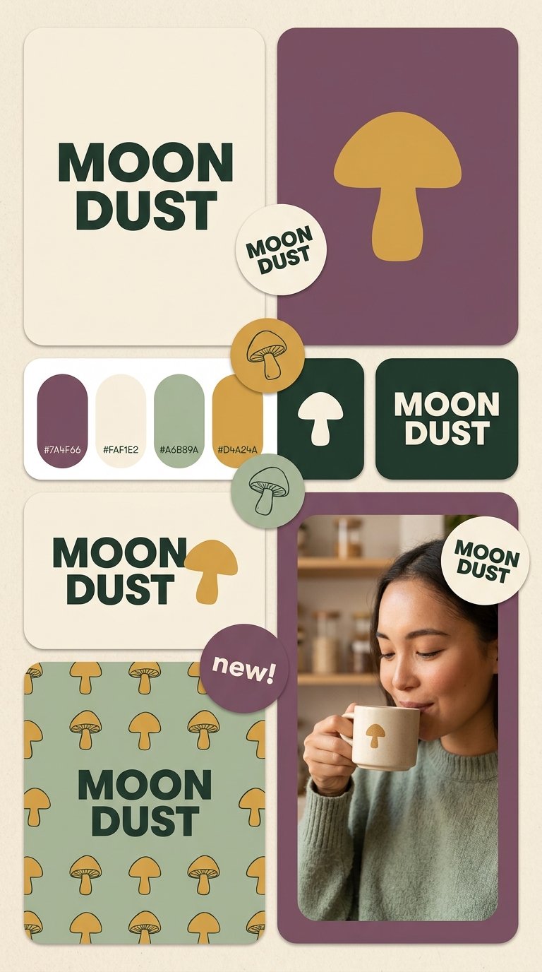 Modern brand identity sheet