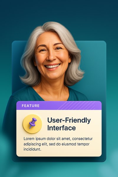 3D Illustration of a Web Page Featuring User-Friendly Interface