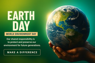 Dynamic Earth Day Visual Concept for World Environment Day