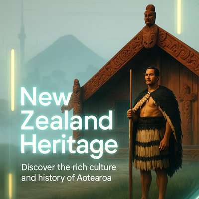 Cultural Promotion Image for New Zealand Heritage