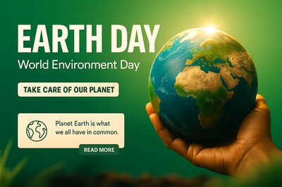 Earth Day Celebration with a Realistic Touch