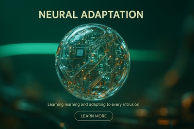Hyperrealistic Neural Sphere with Glowing Micro-LEDs