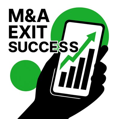 Conceptual Graphic for M&A Exit Success with Growth Indicators