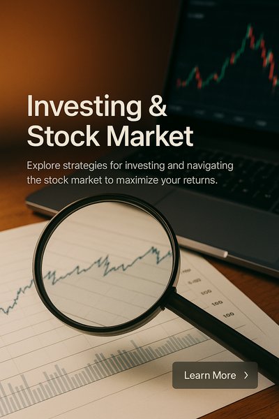 Magnifying Glass Search for Investing and Stock Market Insights