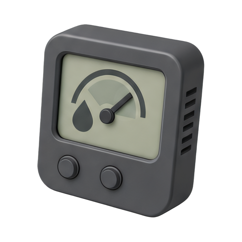 Digital hygrometer for tents