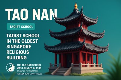 Dynamic 3D Illustration of Tao Nan School in Singapore