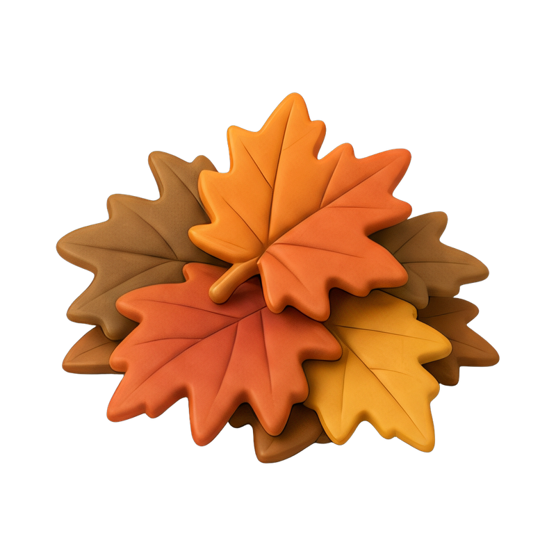 colorful autumn maple leaves