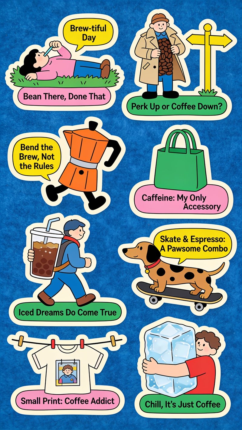 Brew-tiful Day Stickers