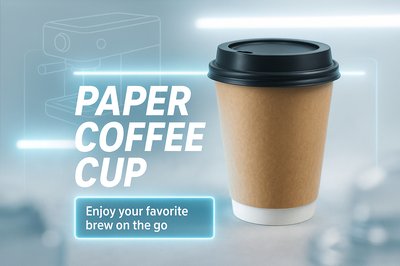 Promotional Image for Paper Coffee Cup Product