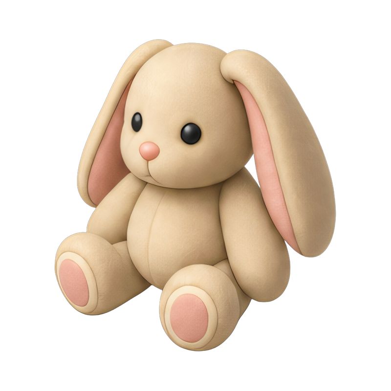 soft plush bunny toy