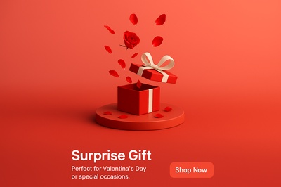 Elegant Surprise Gift Presentation for Special Occasions