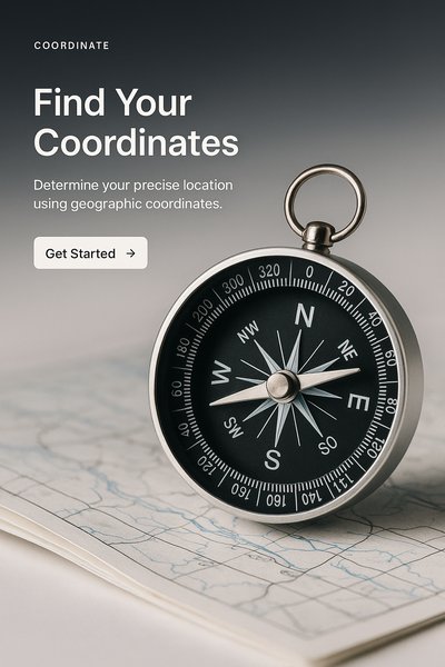 Stylish Web Page Design Featuring a Compass